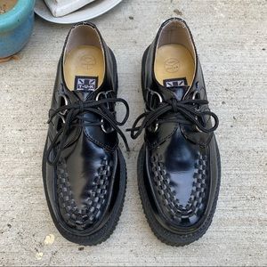 black TUK platform creepers